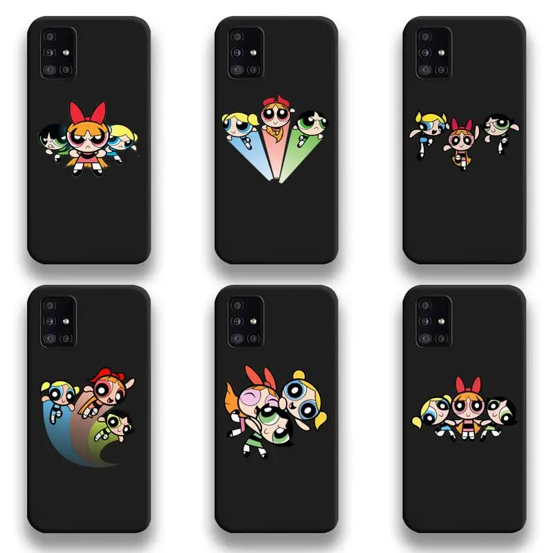 

Lovely PowerPuff Girls Phone Case For Samsung Galaxy A52 A21S A02S A12 A31 A81 A10 A20E A30 A40 A50 A70 A80 A71 A51 5G