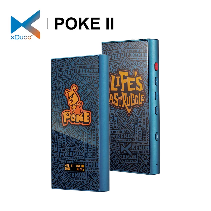 XDUOO POKE II Портативный Bluetooth ЦАП усилитель для наушников с двойным чипом CS43198 MQA PCM 384