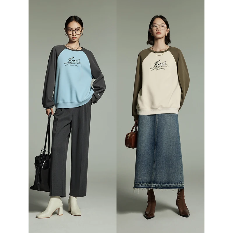 Рисунок 5 - Женская толстовка с капюшоном и круглым вырезом