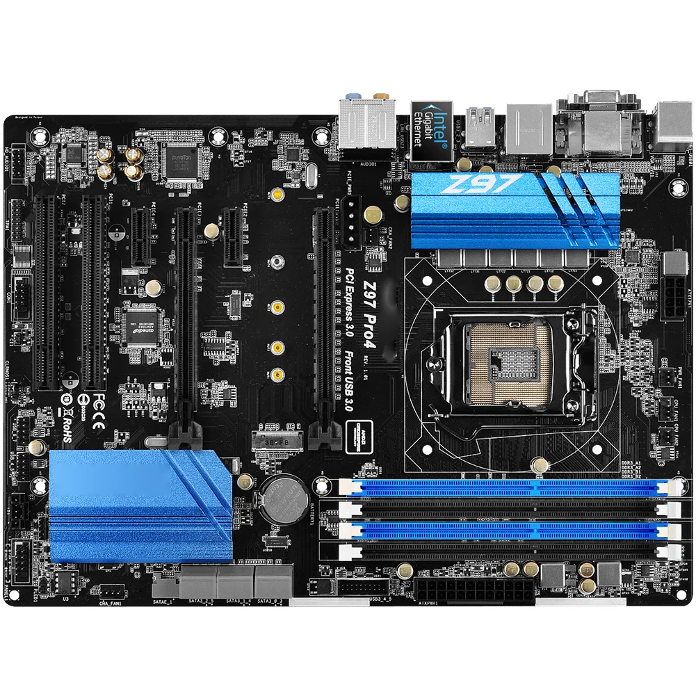 

For ASRock Z97 PRO4 DDR3 LGA 1150 32GB ATX Motherboard Used