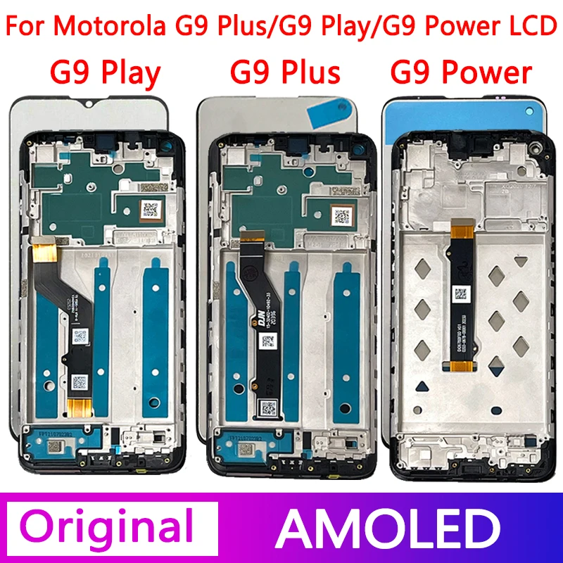 Оригинал для Motorola moto G9 Play XT2083-1 Lcd сенсорный дигитайзер в сборе для Moto G9 Plus XT2087-1 дисплей G9 Power XT2091-3 LCD