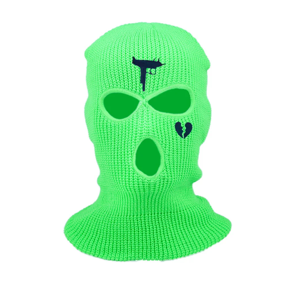 

2022Outdoor Balaclava Mask Hat Winter Cover Neon Mask Green Halloween Caps for Party Motorcycle Bicycle Ski Cycling Solid Masks