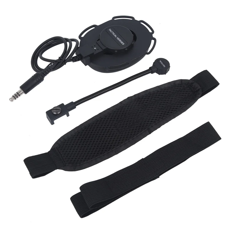 Z Tactical Bowman Elite II Earmuff Headset Boom Mic active airsoft Tactical Walkie Talkie Noise Reduction Headphone with U94 PTT