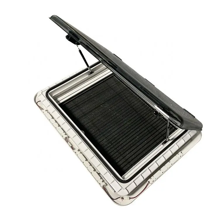 

12VUV Resistance Electric Control with LED Light and Touching Screen Panel RV Roof Vent Caravan Skylight 700*500 800*500mm