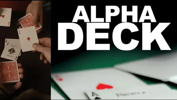 Alpha Deck Ричард Сандер (карты и онлайн-инструкции) магические трюки иллюзии