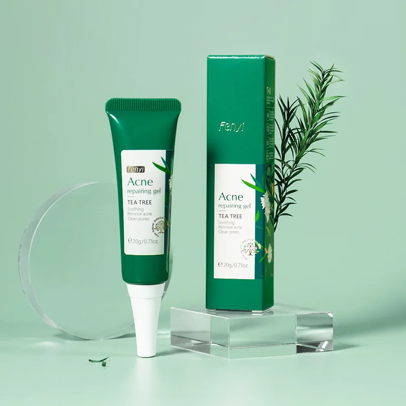 

Tea Tree Acne Treatment Face Gel Oil Control Moisturizing Shrink Pores Serum Removal Pimple Scars Whitening Skin Care Products