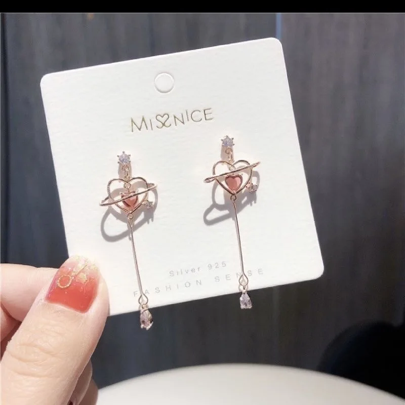 Новинка модные милые серьги женские корейские элегантные темпераментные