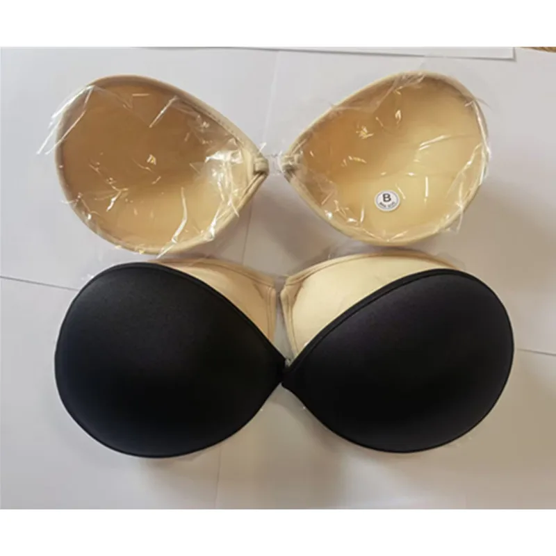 THICK Backless Strapless Bra Seamless Front Closure Bralette Underwear Women Self-Adhesive Silicone Sticky