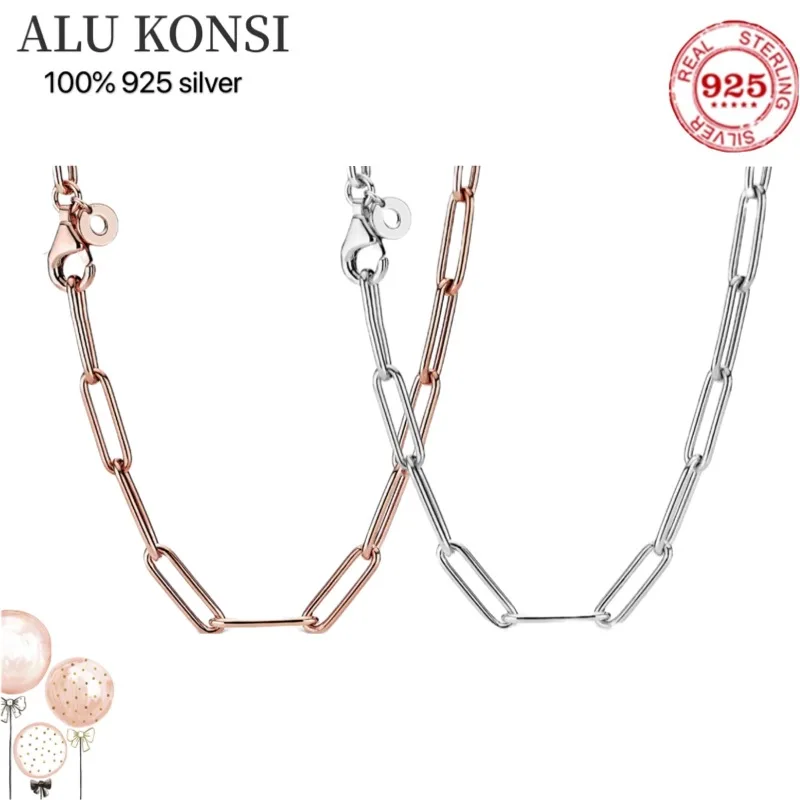 

Женское длинное ожерелье-цепочка из серебра 925 пробы