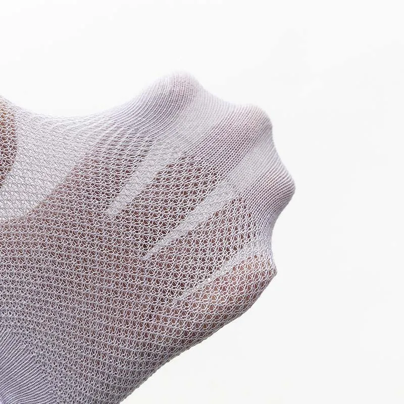 Children's Socks Spring/Summer New Boat Socks Cartoon Mesh Children's Socks Boys and Girls Solid Cotton Socks Thin Baby Socks