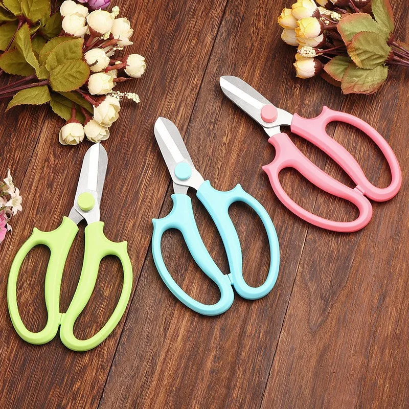 

1 pcs Garden Scissors Floral Shears Professional Flower Scissor Comfortable Grip Handle Pruning Shear New