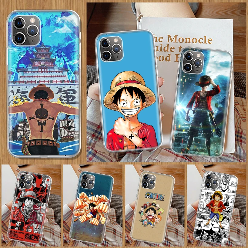 

ZORO One Piece Monkey D Luffy Phone Case For Apple iPhone 11 13 12 Pro XS Max XR X 7 8 6 6S Plus Mini 5 5S SE Soft Back Shell Co