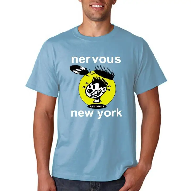 Title: Nervous Records New York vintage style T-Shirt - House Music fashion