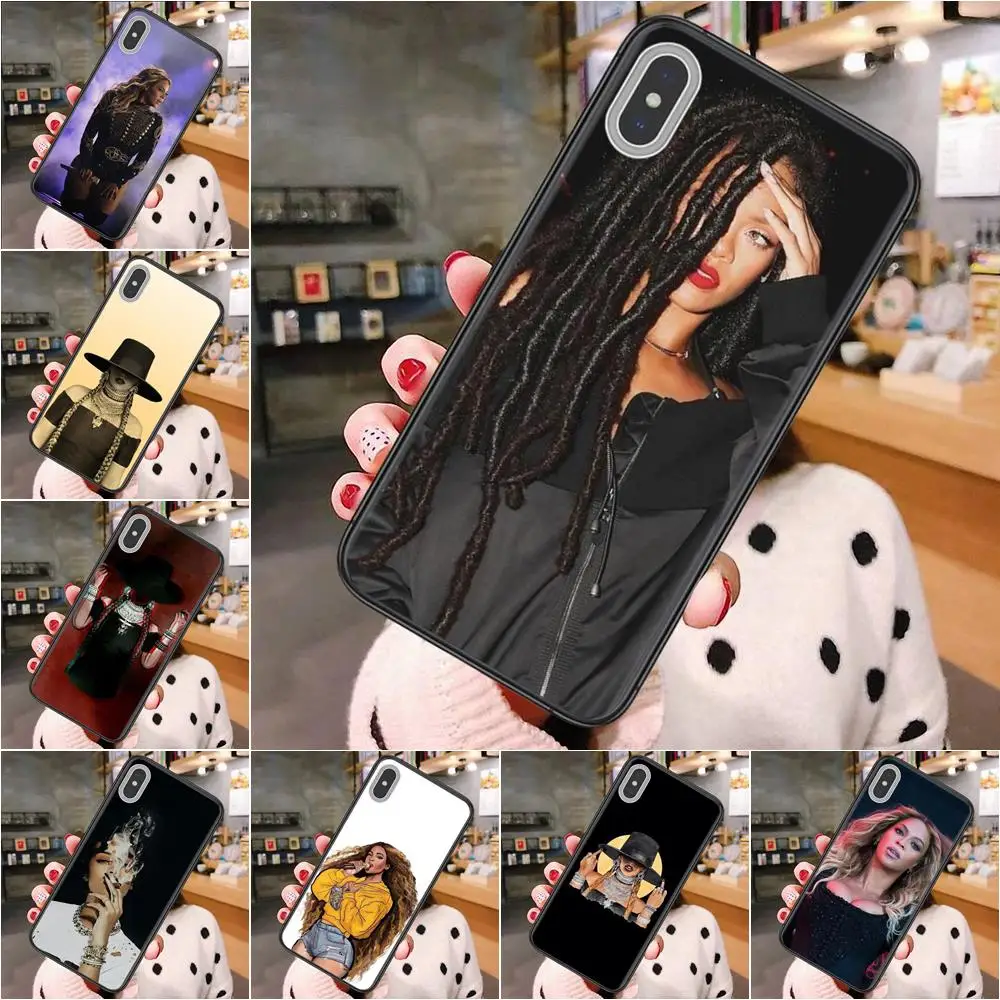 Beyonce Back самый лучший черный Задний роскошный силиконовый чехол для Apple IPhone 13 12 Mini 11