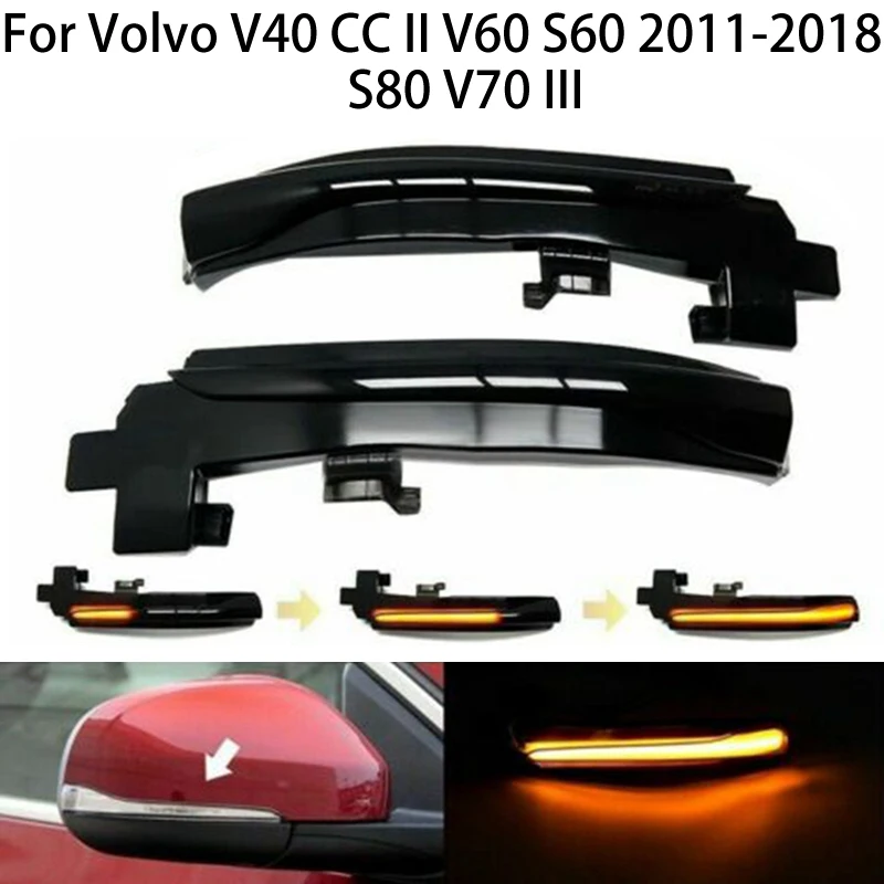 

Светодиодный динамичессветильник Тель поворота для Volvo V40 CC II V60 S60 2011-2018 S80 V70 III