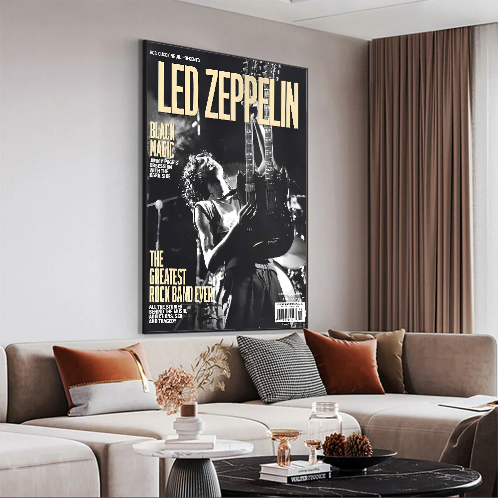 Band L-Led Z-Zeppelin Cool Classic Vintage Posters HD Quality Wall Art Retro For Home Room Decor