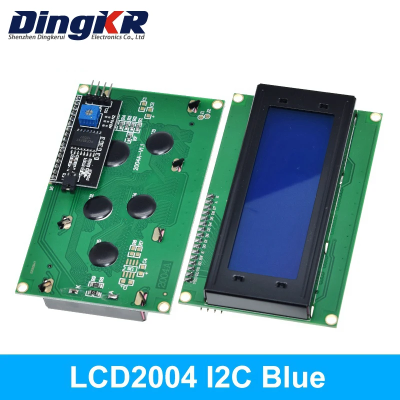

Серийный ЖК-модуль IIC/I2C/TWI 2004 с синей и зеленой подсветкой для Arduino UNO R3 MEGA2560 20X4 LCD2004