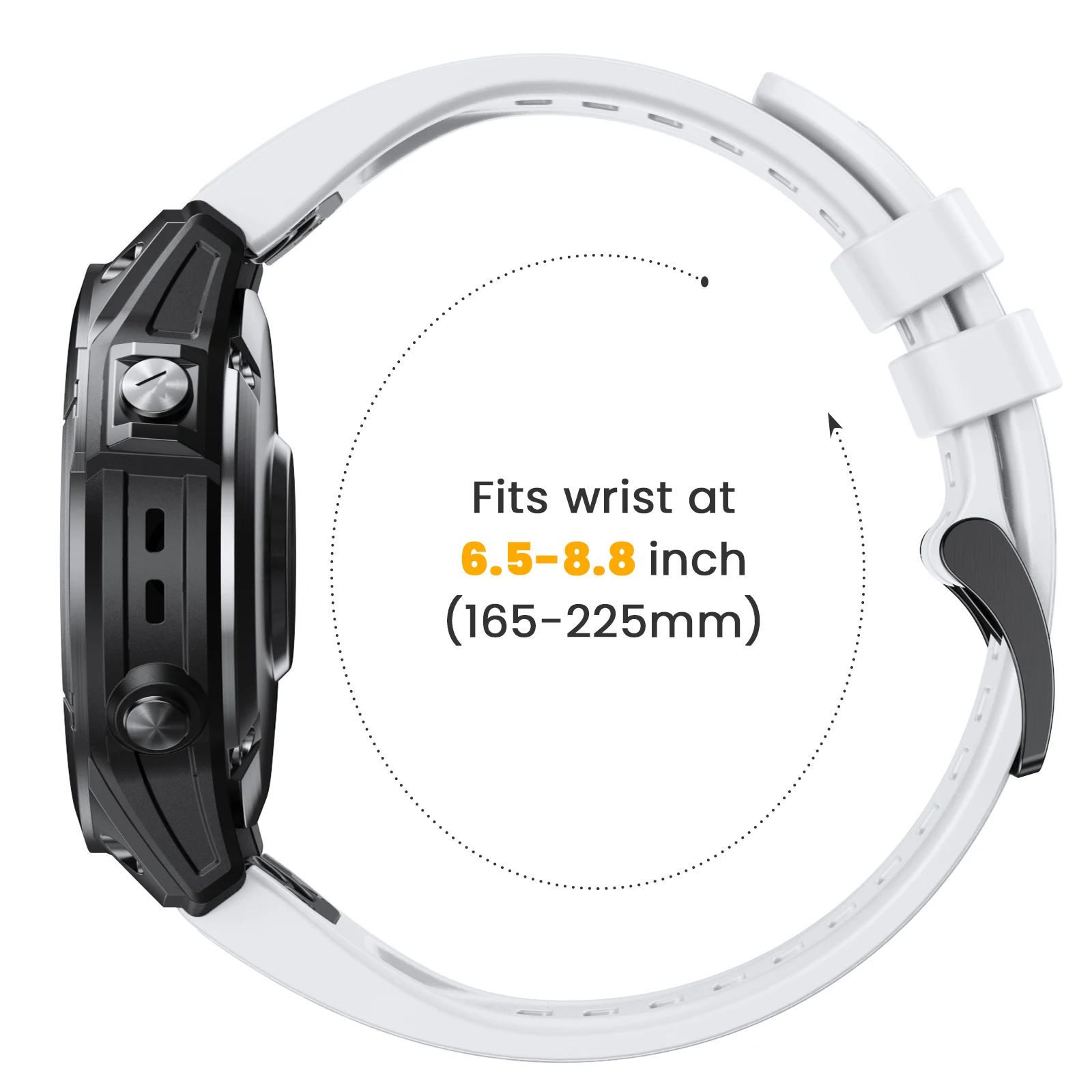 22mm Garmin Soft Silicone Easy Fit Strap Wristband Rubber Bracelet For Fenix5/5Plus/6/6Pro/7/Instinct/955 Replaceable Watch Belt