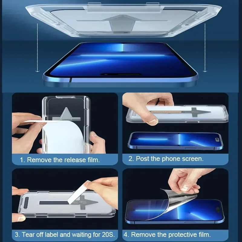 Фото Защитное стекло для VIVO X200 X300 Pro X100 Ultra, vivo x60 X70 X80 X90 x200 Pro с инструментом для легкой автоматической установки №2