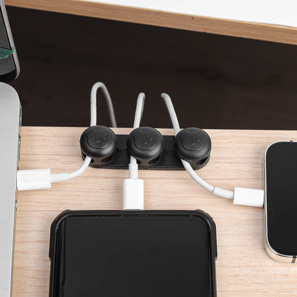 Самоклеящийся держатель шнура зажимы для кабеля настольные органайзеры