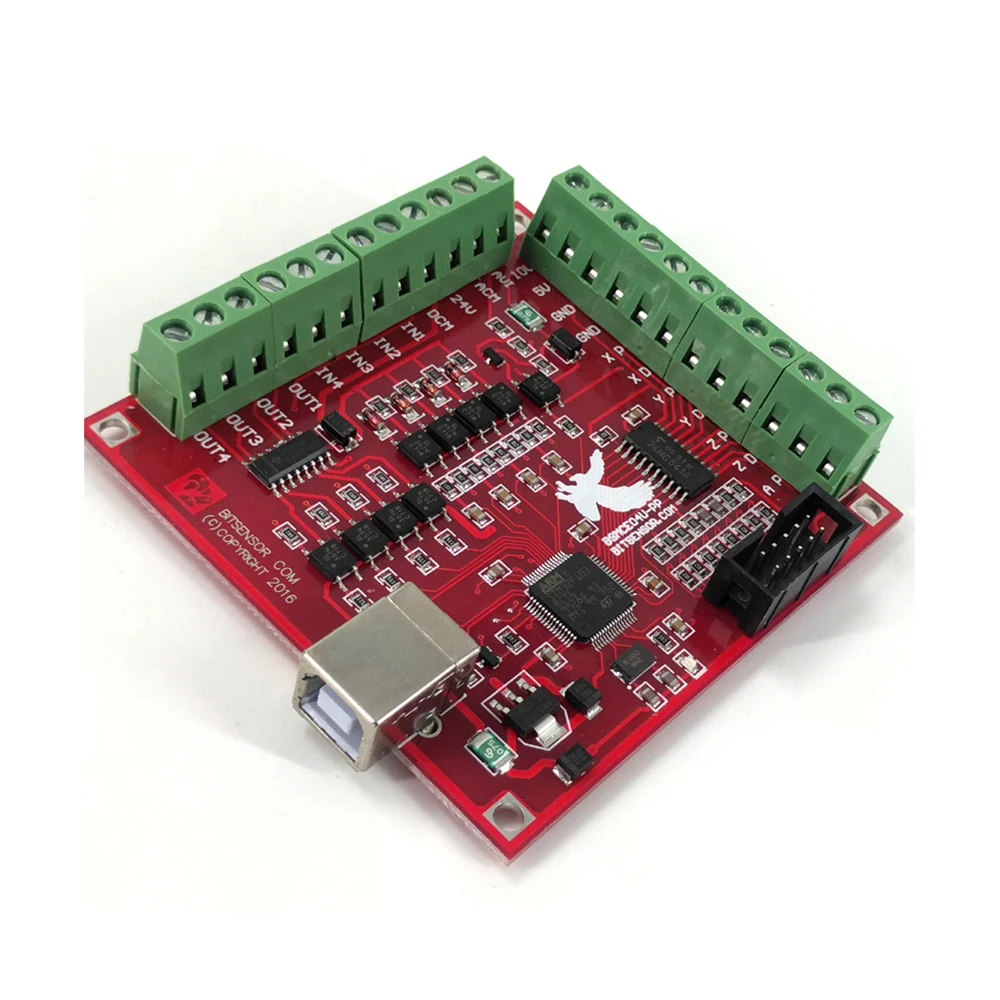 Коммутационная плата с ЧПУ USB MACH3 4AXIS Карта контроллера Поддержка шагового и