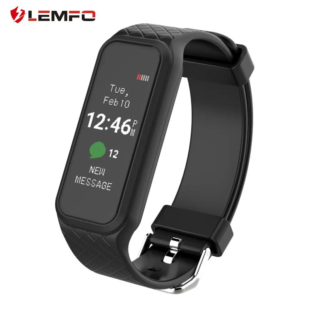 

LEMFO L38I Dynamic Heart Rate Monitoring Pedometer Sport Waterproof Smart Band Watch Bracelet For IOS For Android