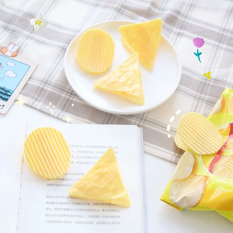 

1 шт. креативный пластиковый зажим для хранения картофельных чипсов милый желтый зажим для хранения картофельных чипсов канцелярские прина...