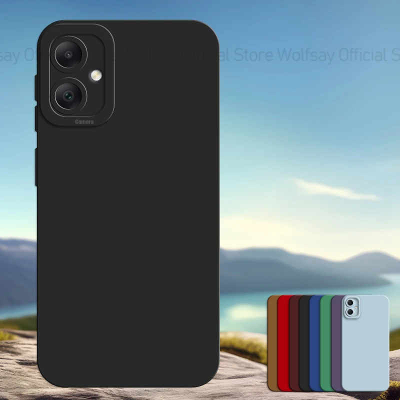 Для Samsung Galaxy A05 Чехол для Роскошный противоударный жидкий силиконовый защитный