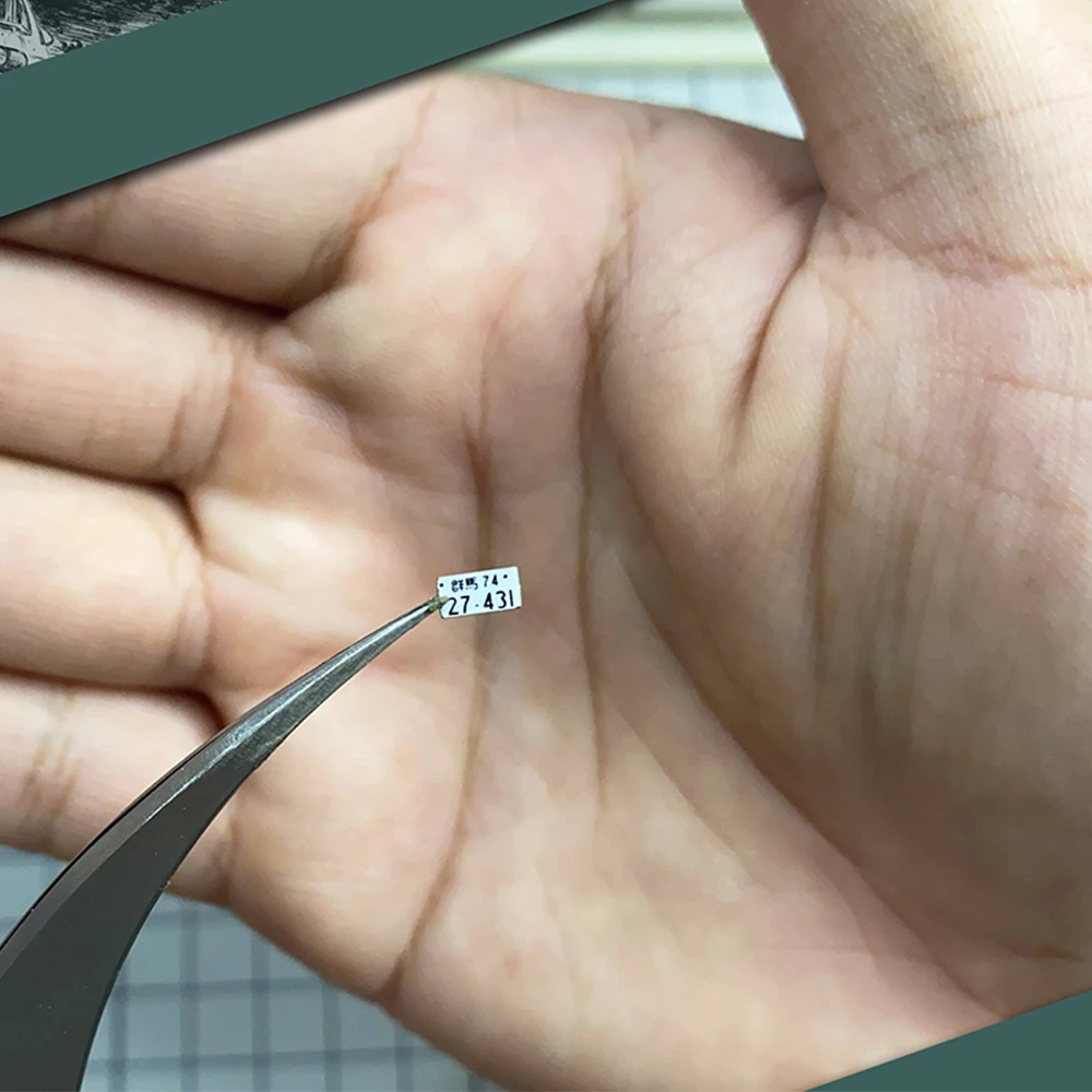 Металлические инструменты для строительства моделей автомобильных номерных