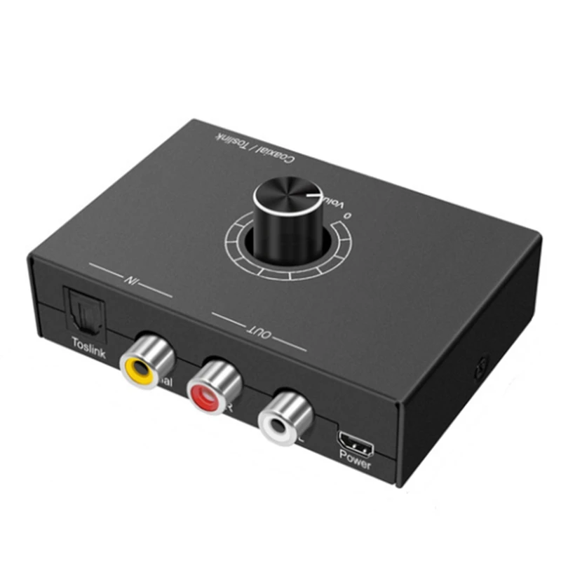 Цифро-аналоговый оптический и коаксиальный RCA 3 5 Мм Усилитель для наушников DAC D-A