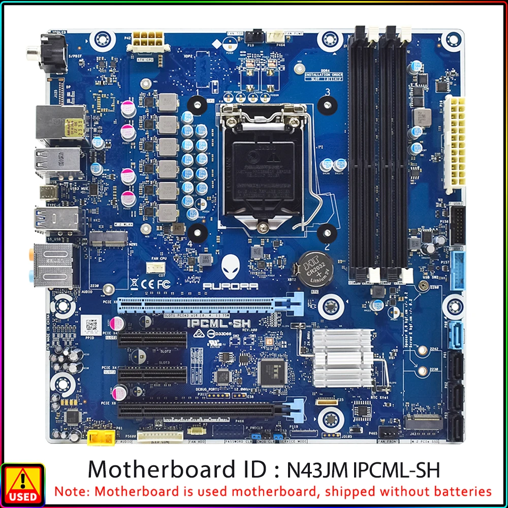 

FOR DELL Alien Alienware Aurora R11 R12 Motherboard N43JM IPCML-SH