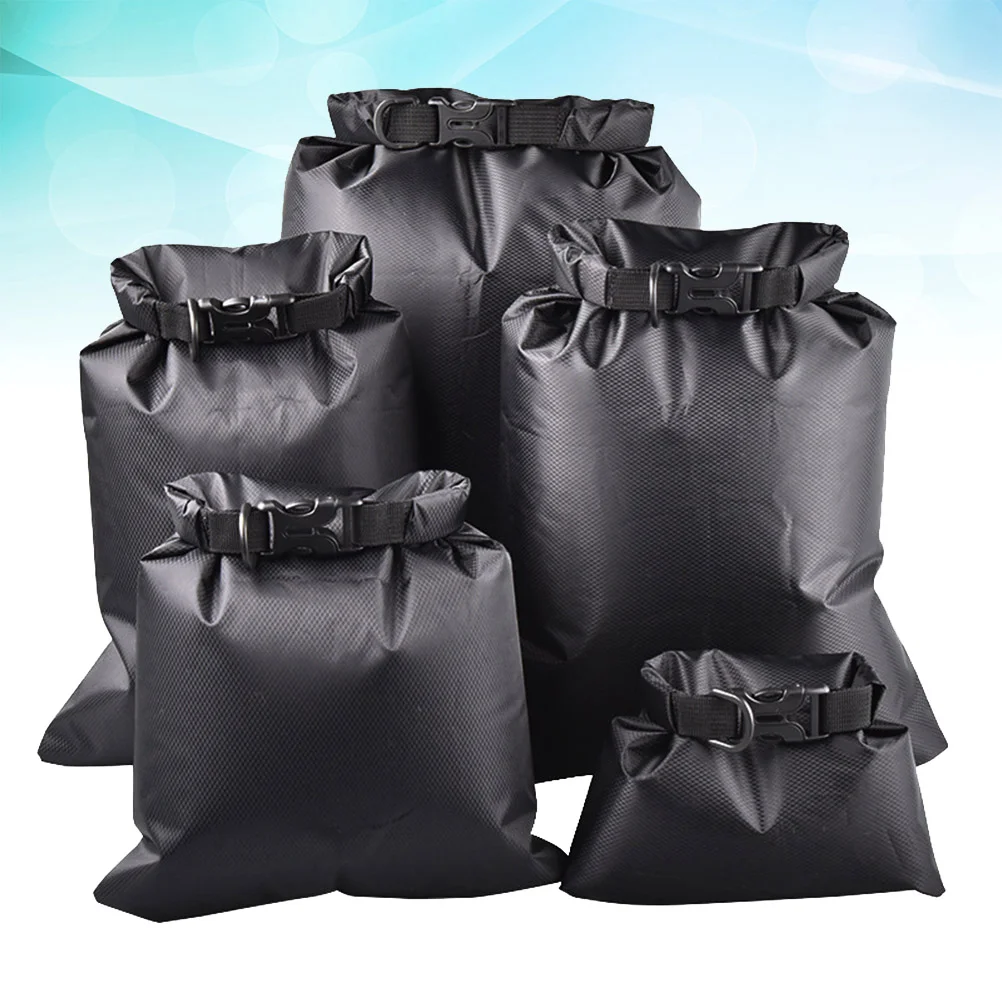 5 PCS Water Proof Backpack Dry Scak Travel Bag Bike Floating Sack Boat Drifting Waterproof