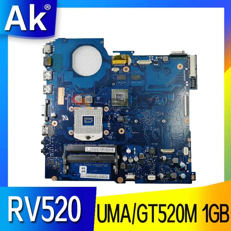 

For Samsung RV520 Laptop Motherboard HM65 DDR3 GT520M BA92-08186A BA41-01608A BA92-08190A BA92-08190B Mainboard