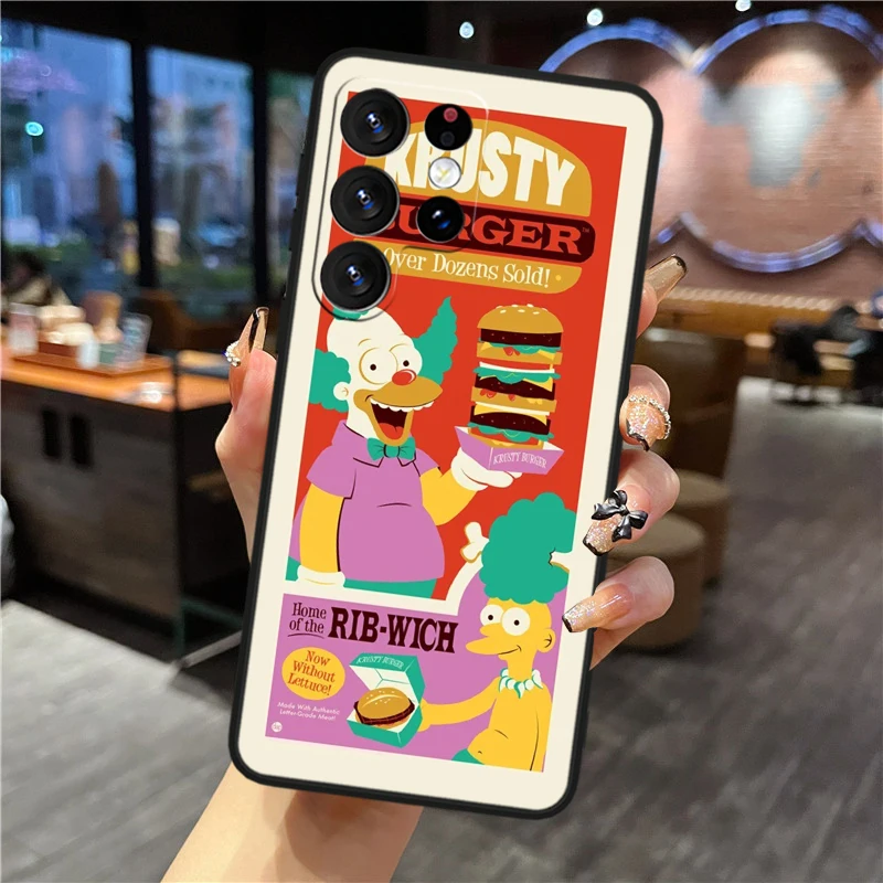 Милый чехол из ТПУ для Samsung Galaxy S24 S23 S22 S21 S20 FE S10e S10 Ultra Plus