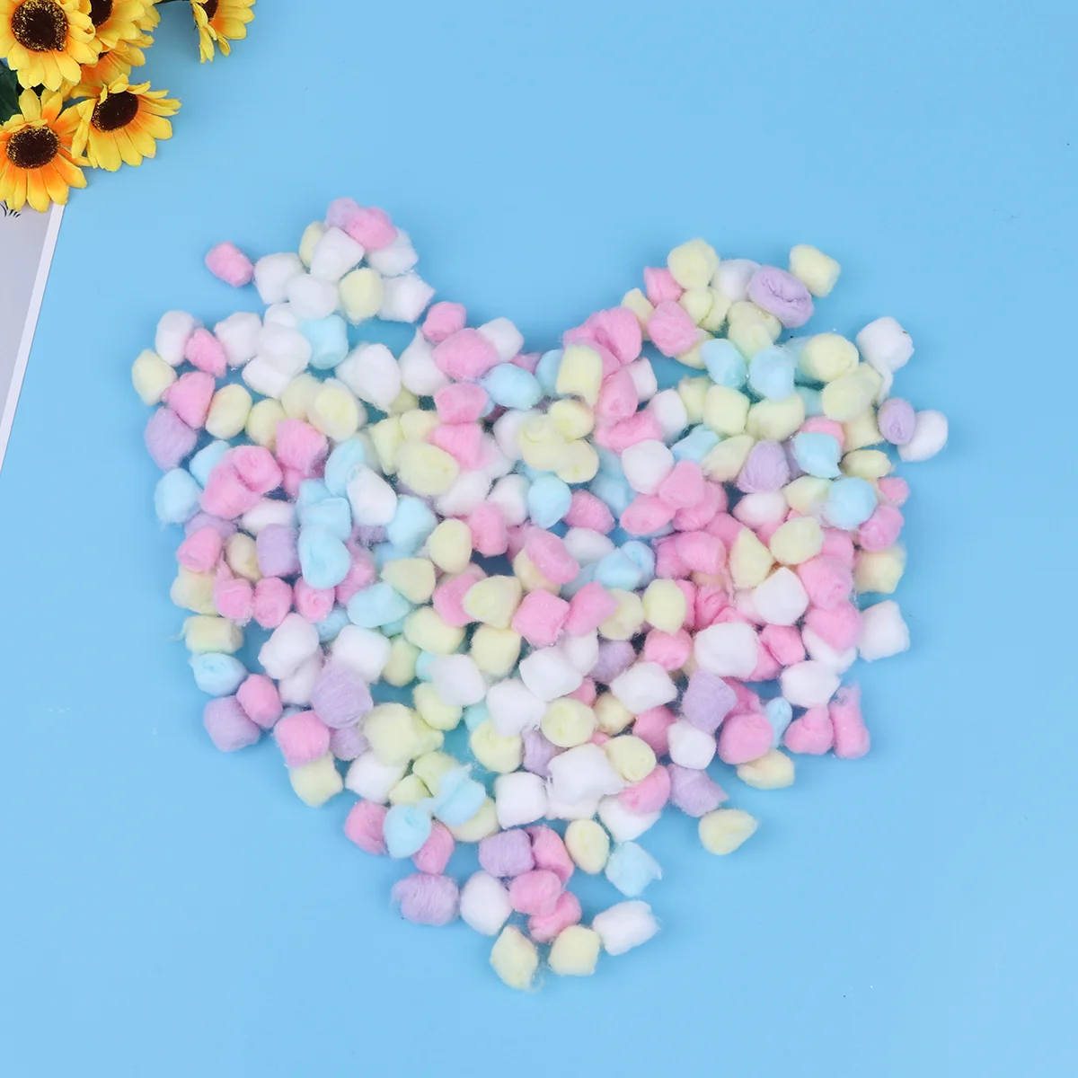 

1 Bag Cotton Balls Colorful Comfortable Cotton Balls for