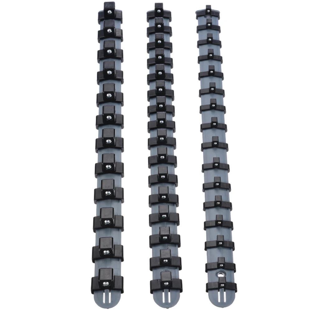 Новый 3 шт. лоток-органайзер для головок 340 мм держатель 1/4 &quot3/8&quot 1/2&quot органайзер