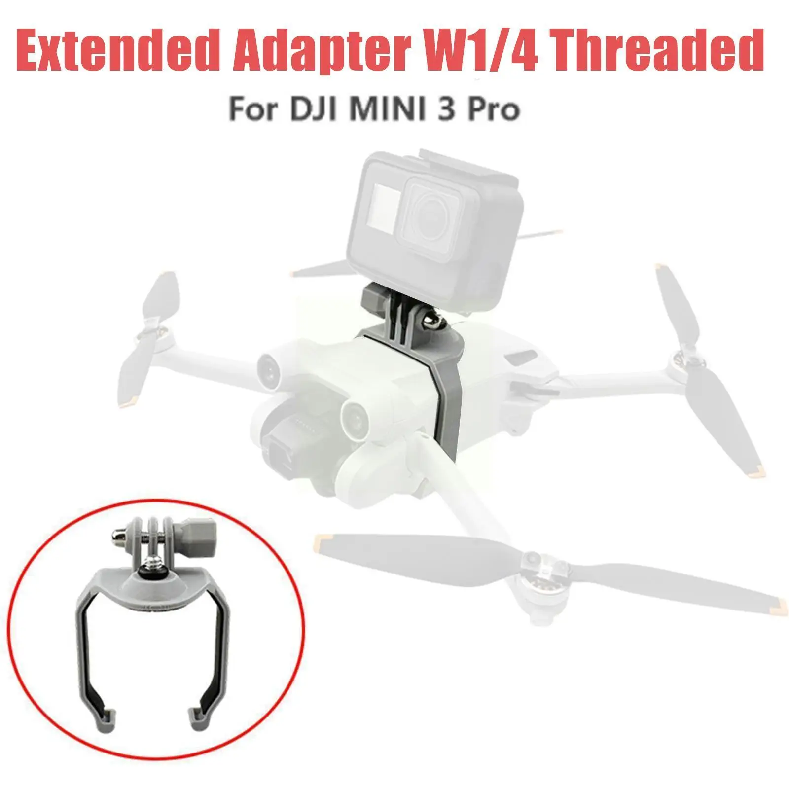 

Extended Adapter Bracket Holder W1/4 Threaded Screw For Mini 3 Pro Drone 360 Panorama Camera For 8 9 Accessories N7c3