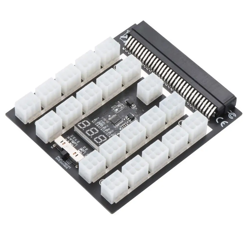 

12V 21 of 2x3 Pin ATX Output Board Adapter Server Power Supply Breakout Board