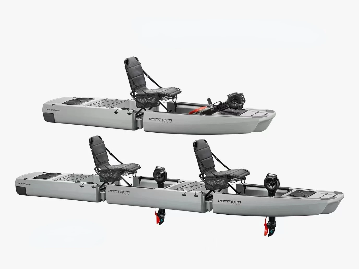 Рыболовная лодка Kingfisher новая сборка съемное каноэ дорога подъемная