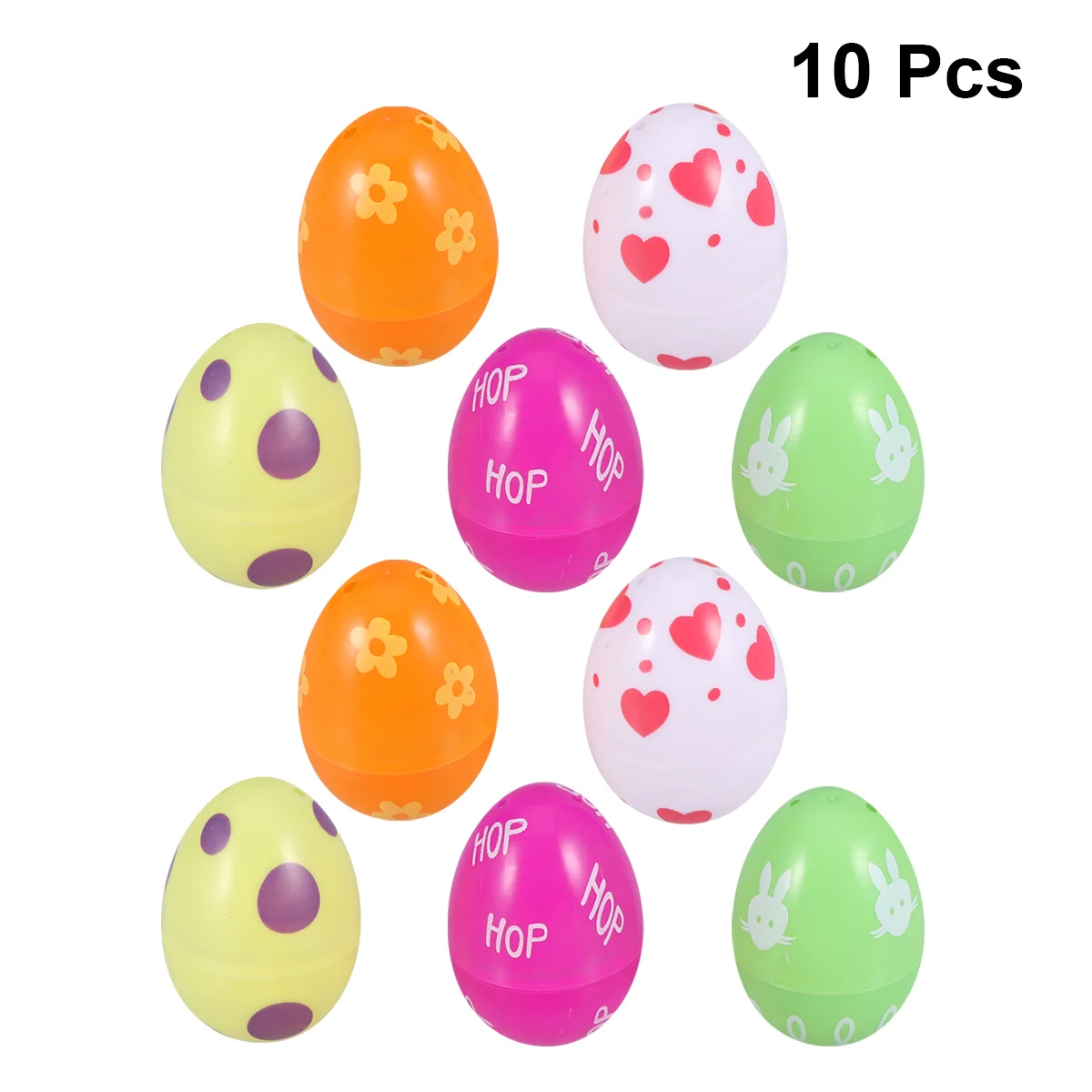 

10pcs Egg Colorful Open Egg Party Supplies Layout Props Kids for Party