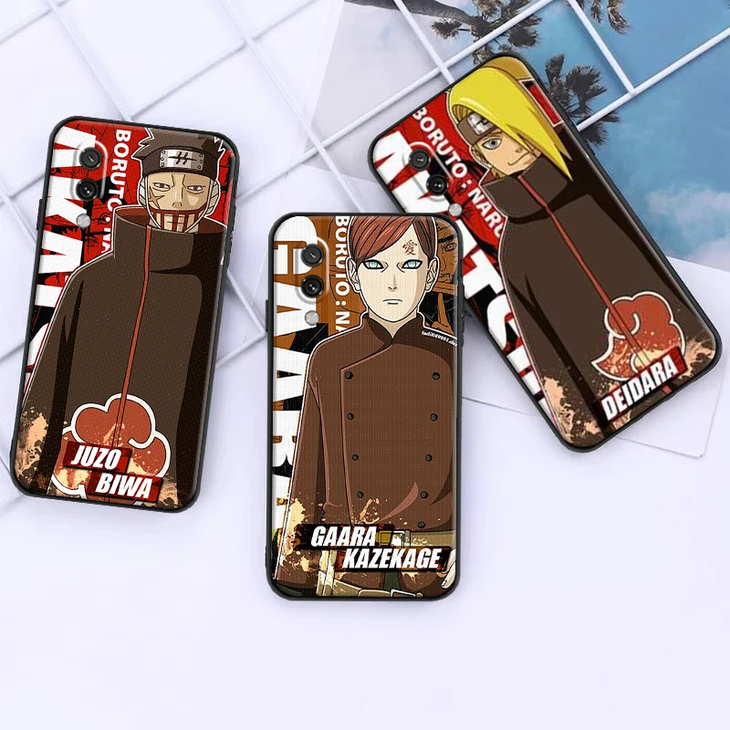 

Bandai NARUTO Comics For Xiaomi Redmi 9 9C 9A 9AT 9i Phone Case Black Funda Soft Coque Back