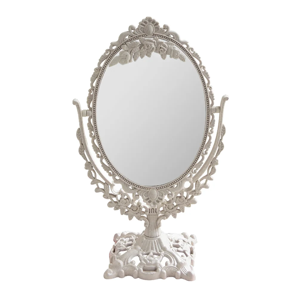 

Настольное зеркало для макияжа, настольное зеркало для макияжа, винтажное зеркало с подставкой, декоративные зеркала в стиле Ntique