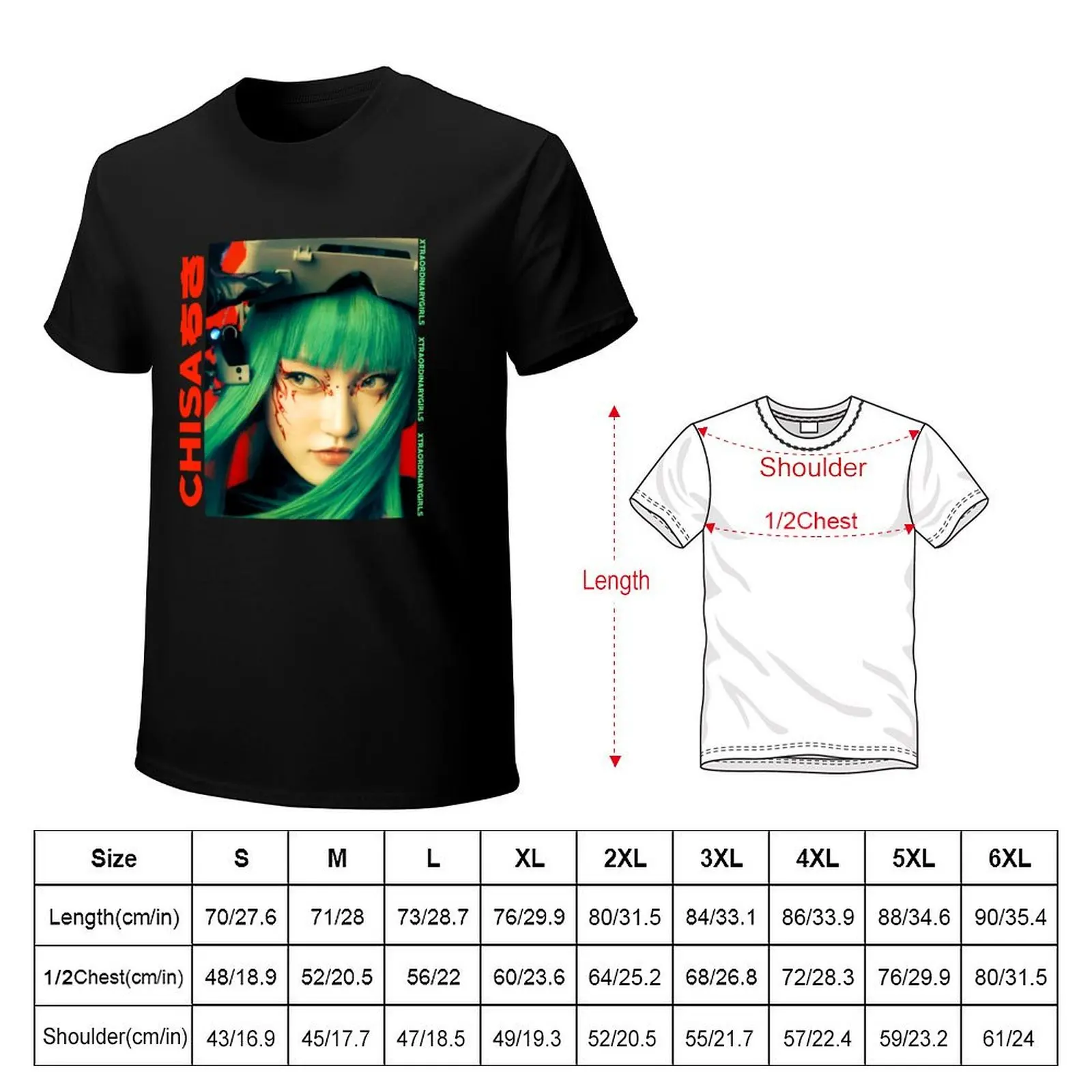 Фото Футболка XG Kpop Chisa XGALX Xtraordinary Girls ALPHAZ, удобная рабочая одежда. №2