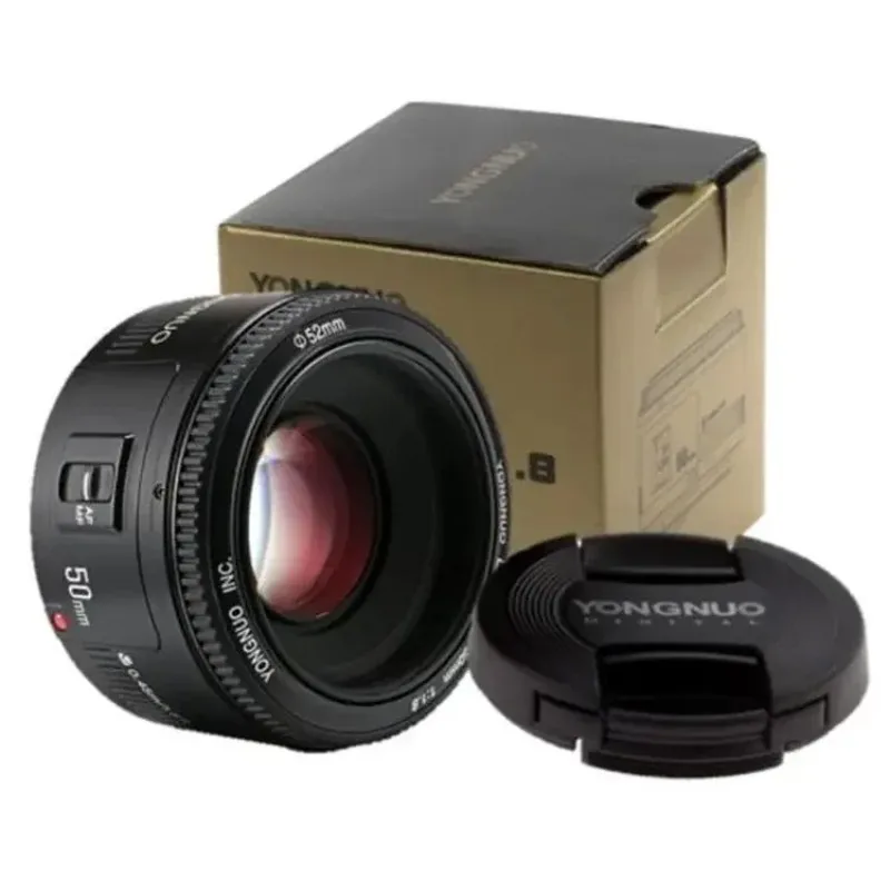 Фото Новинка! Объектив YONGNUO YN50mm F1.8 AF с автофокусом, стандартный фикс-объектив, аналогичный EF 50mm F/1.8 II для DSLR-камер. В наличии. 2026. №3