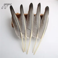 new 10pcslot natural goose feather 12 14inch30 35cm feathers for crafts plume clothing diy wedding decor accessories plumas