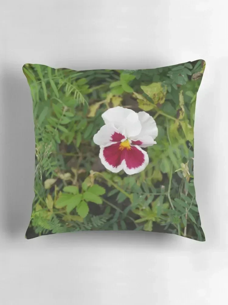 1 декоративная подушка Wild Pansy роскошная наволочка подушки для дивана мраморная