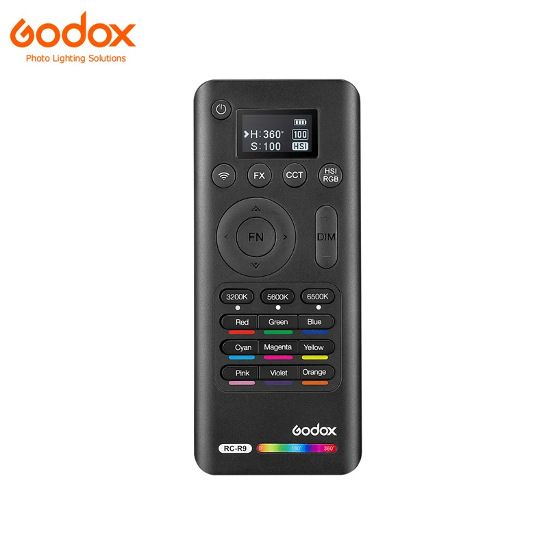 

GODOX Remote Control RCR9 RC-R9 Remote, Compatible for LC500R, SZ150R, TL60 RGB LED Remote Control