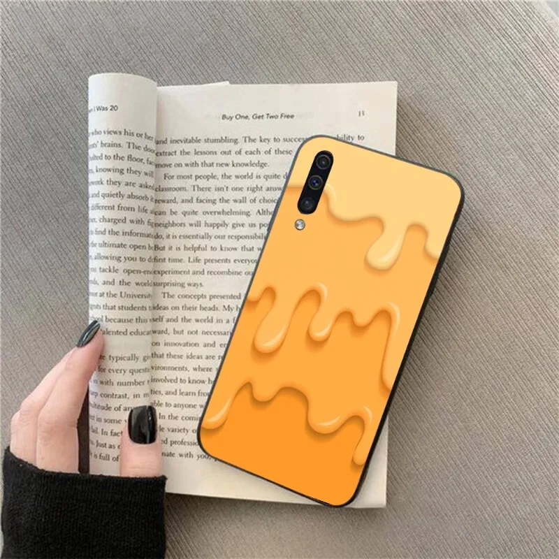 Чехол для телефона с рисунком плавильного мороженого Samsung Galaxy S6 S7 S8 S9 S10 S21 S22 Plus