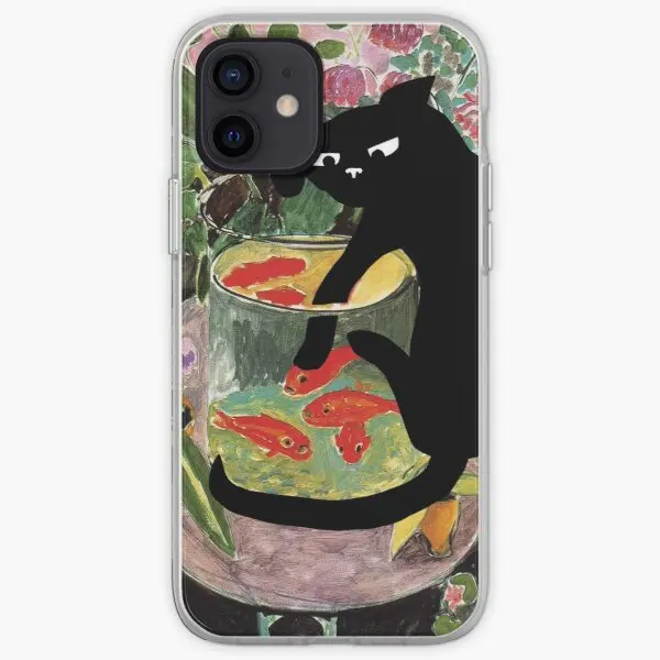 

Matisse Is Goldfish And A Cat Phone Case Customizable for iPhone 11 12 13 14 Pro Max Mini X XS XR Max 6 6S 7 8 Plus Fashion TPU