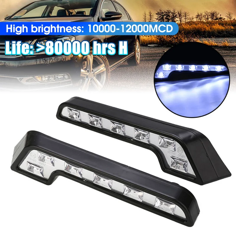 

2 шт., Автомобильные светодиодные лампы 5 Вт, в форме фонтана